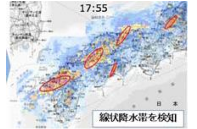 平成 26 年 8 月豪雨における線状降水帯の検知の状況動画
