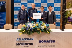 コマツとアトラシアン・ウィリアムズF1チーム、 グローバルパートナー...